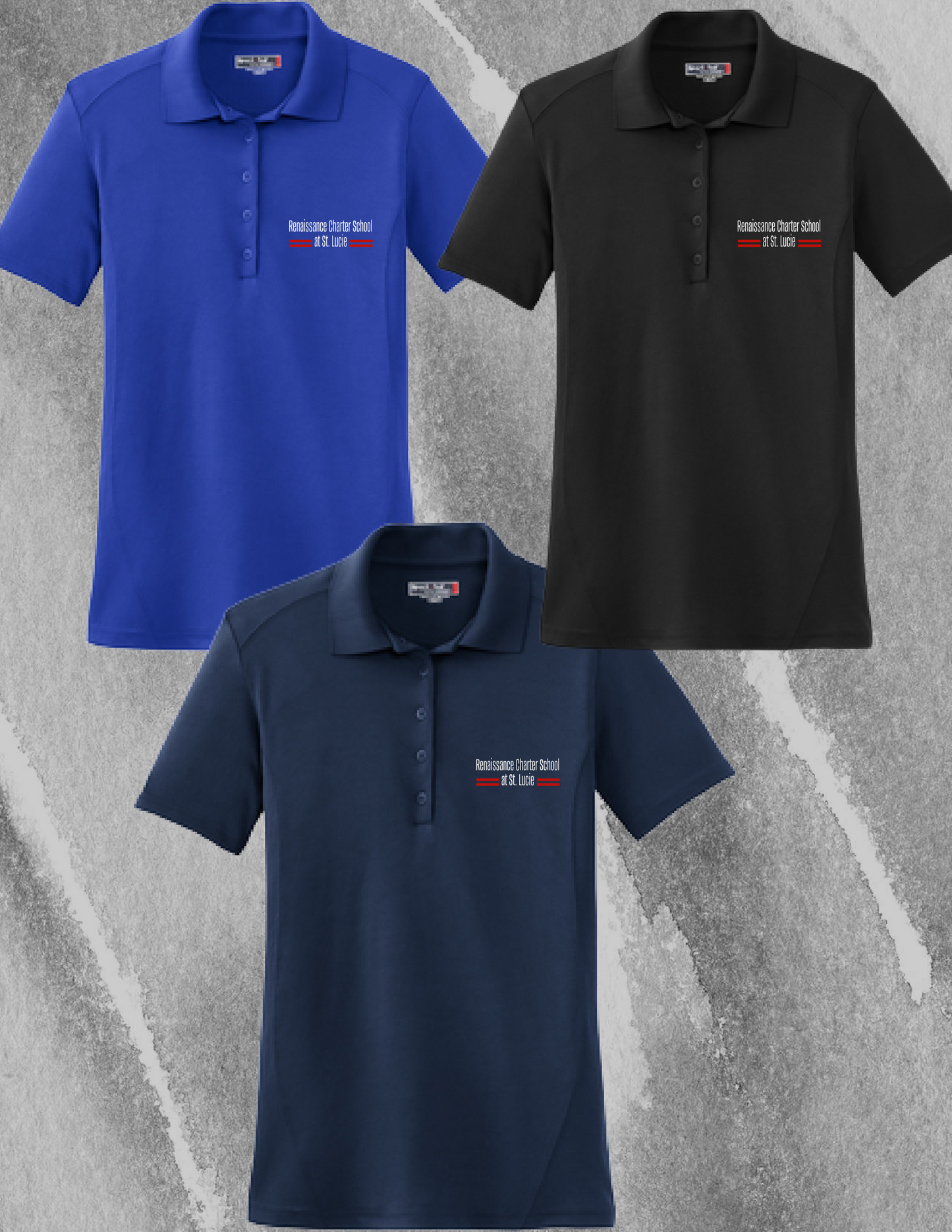 L475 Sport Tek Ladies Dry Zone Raglan Accent Polo