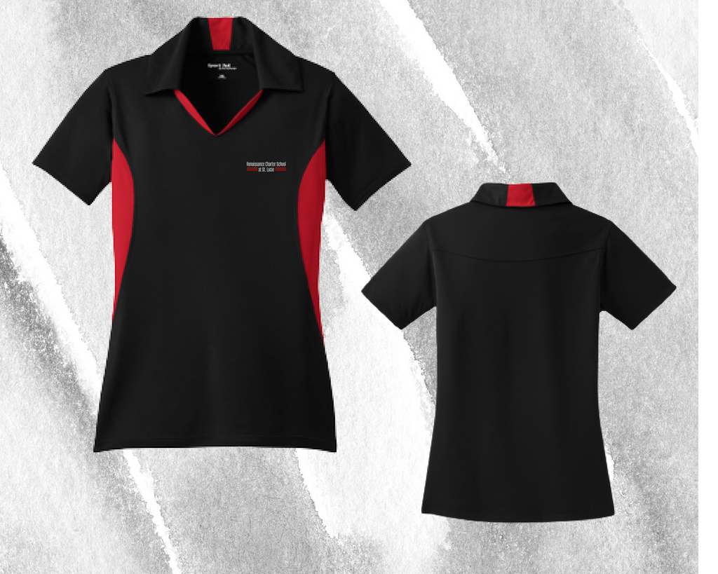 LST655 Sport-Tek® Ladies Vector Sport-Wick® Polo