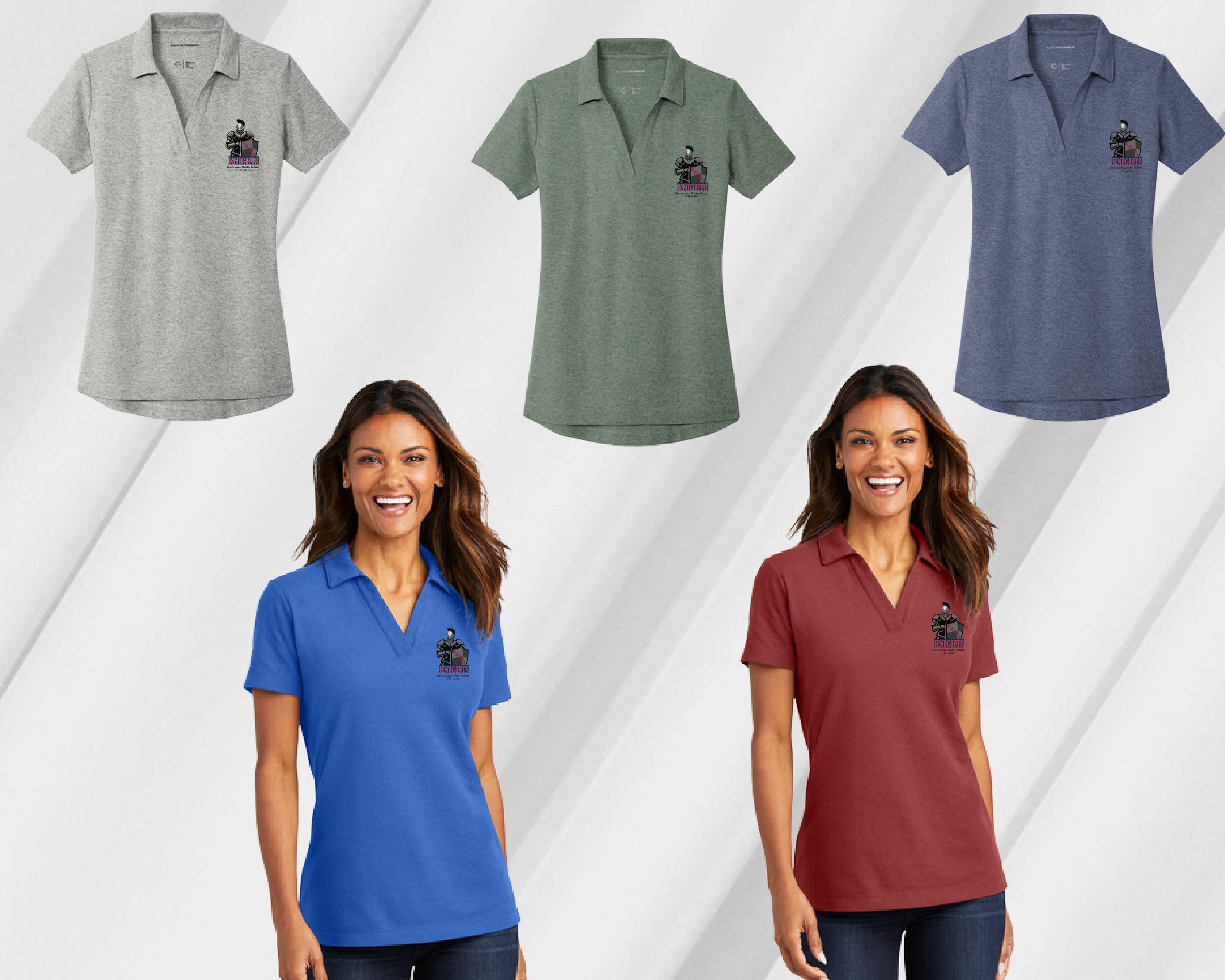 LK867 Port Authority® Ladies C-FREE ™ Cotton Blend Pique Polo