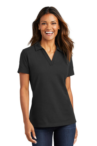 LK867 Port Authority® Ladies C-FREE ™ Cotton Blend Pique Polo
